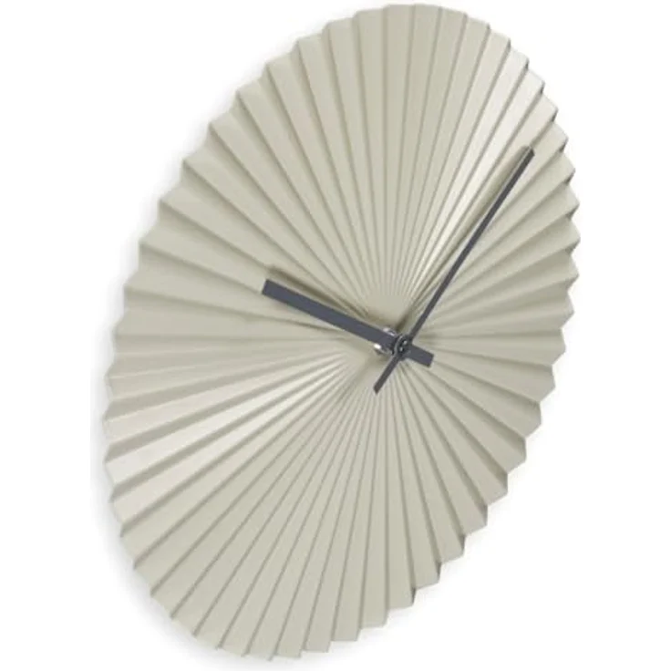 Hama Wanduhr Barbados, Quarz, tickend, Metall im Fächerlook, Ø 30 cm, 100% plastikfreie Verpackung – Bild 4