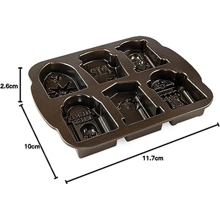 Nordic Ware Tombstone Cakelets, 11.75 x 10.13, Bronze – Bild 4