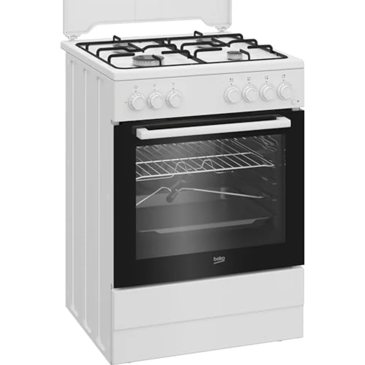 Beko CUCINA 60X60 4F ELE A BIANCA, Herd mit 4 Gasbrennern, Elektroofen 73 l, weiß, Energieeffizienzklasse A – Bild 5