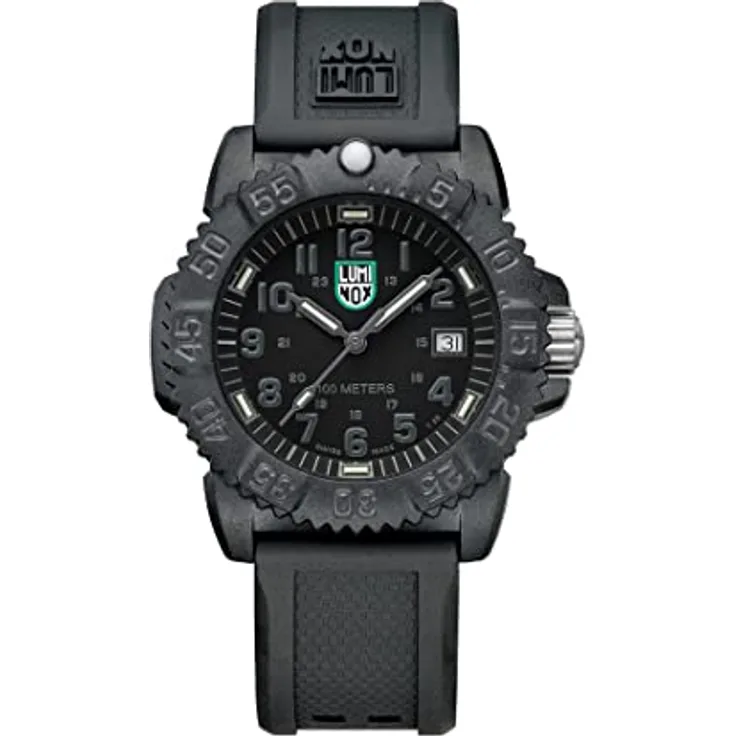 Luminox G Kollektion Sea Lion Herrenuhr 38mm X2.2072 Militäruhr Schwarz 100m Wasserdicht Schweiz Hergestellt