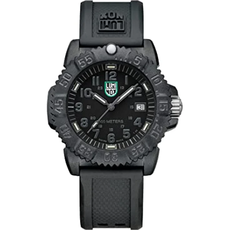 Luminox G Kollektion Sea Lion Herrenuhr 38mm X2.2072 Militäruhr Schwarz 100m Wasserdicht Schweiz Hergestellt – Bild 1