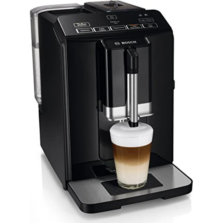 Bosch TIS30159DE VeroCup 100 Kaffeevollautomat, 1300 Watt, integriertes Keramikmahlwerk, Direktwahltasten, schwarz – Bild 2