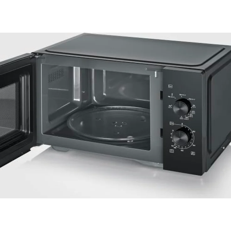 Severin 7792 Mikrowelle Schwarz, 900W mit Mikrowellen- und Grillfunktion, 9 Leistungsstufen und 30 Minuten Timer – Bild 4