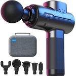 Massagepistole Massage Gun, RENPHO Massagepistole bis zu 3200U/min Massagegerät mit 2500mAh Akku und USB C Ladeanschluss zur Muskel Massage Entspannen, Schwarz
