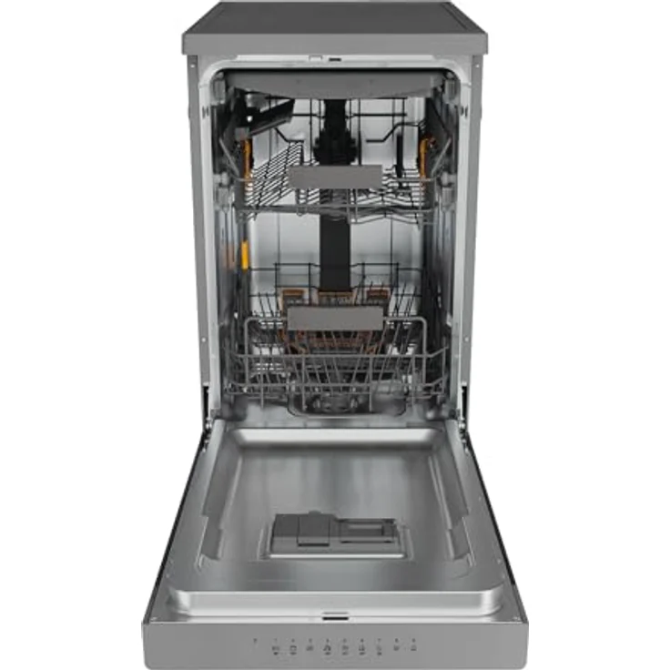 Bauknecht BK6FC11BS7A0X Geschirrspüler, freistehend, 450 mm, Edelstahl, 41 dB (A), C, mit ProSpace Besteckschublade und PowerClean Technologie – Bild 2