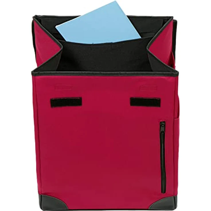 Andersen Shopper Scala Stahl mit Rad Ø 15 cm und 36 Liter Tasche Weda rot – Bild 3