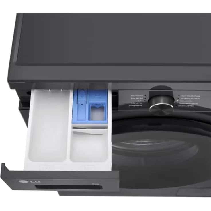 LG F4WB309YB unterbaufähig Waschmaschine, 9 kg, 1310 U/Min., Inverter Direct Drive®, Steam-Funktion, AquaControl, ThinQ® App-kompatibel – Bild 10