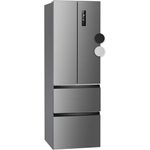Bomann® French Door Kühlschrank No Frost | Kühl-Gefrier-Kombinationen mit Total No Frost | Kühlschrank mit Gefrierfach 400L | Side by Side Kühlschrank mit MultiAirflow-System | KG 7354 inox