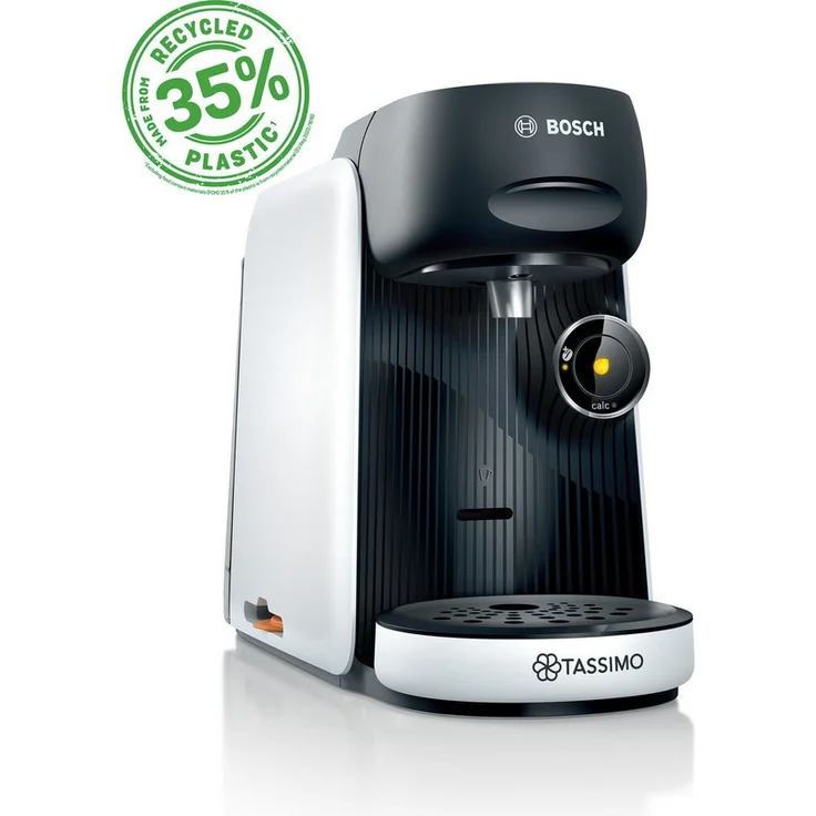 TASSIMO TAS164E Kapselmaschine, One-Touch Bedienung, über 70 Getränke, nachhaltig, weiß/schwarz – Bild 1