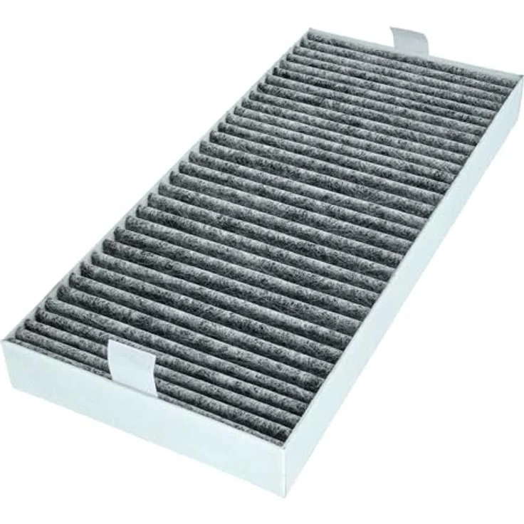 vhbw 4x Aktivkohlefilter, Ersatz für Miele DKF 35-P, 20228037, verbesserte Umluft, weiß und grau – Bild 2