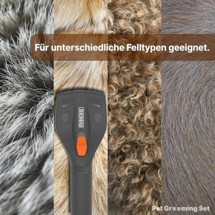 Thomas 787279 Tierhaarbürste, Fellpflege-Set mit 1,60 m Schlauch, universell kompatibel für THOMAS Staubsauger und gängige Modelle bis 35 mm – Bild 6