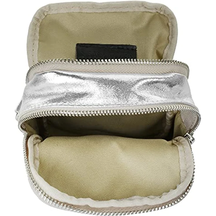 Samantha Look Umhängetasche, echt Leder, Made in Italy, 2 Hauptfächer, abnehmbarer Schultergurt 60-120 cm – Bild 6
