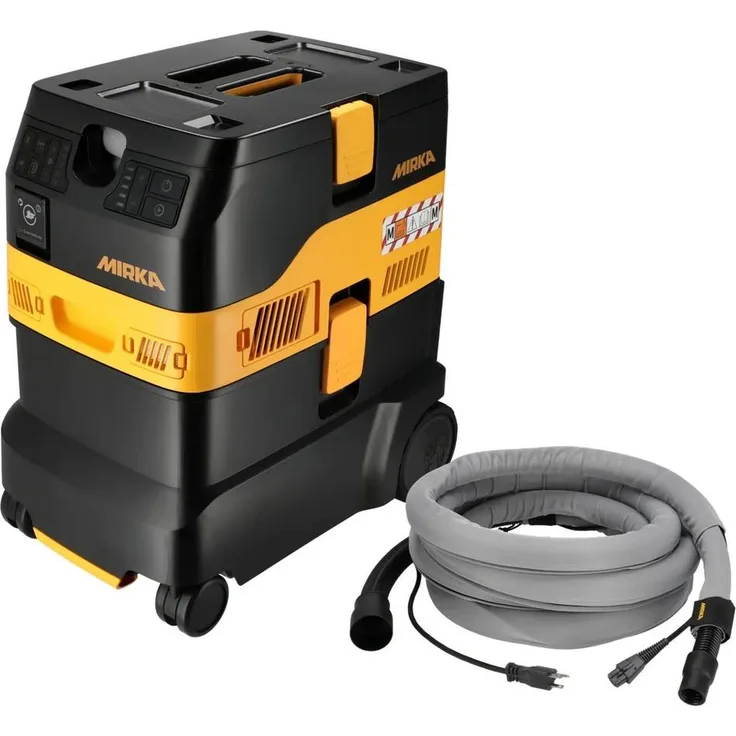 Mirka DEXOS 1230 M AFC, Nass- und Trockensauger mit 30-Liter-Behälter, automatischer Filterreinigung und 4m Manschettenkit