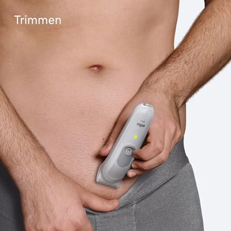 Braun Bodygroomer BG3530, Extra Hautschutz, 80 Min Akkulaufzeit, wasserdicht, hellgrau – Bild 5