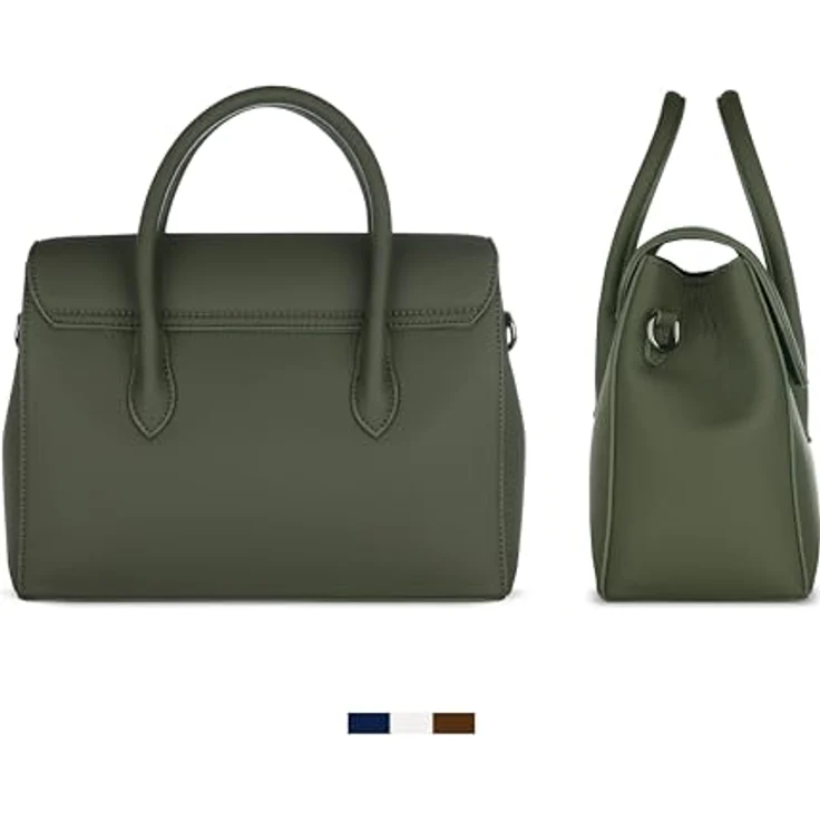 Bugatti Ira Schultertasche M, Handtasche mit 27 cm, Blau – Bild 3