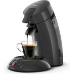 Senseo HD6552/32, Kapselmaschine in Grau mit 0,7 L Wassertank, schnelle Brühzeit von 30 Sekunden für 2 Tassen