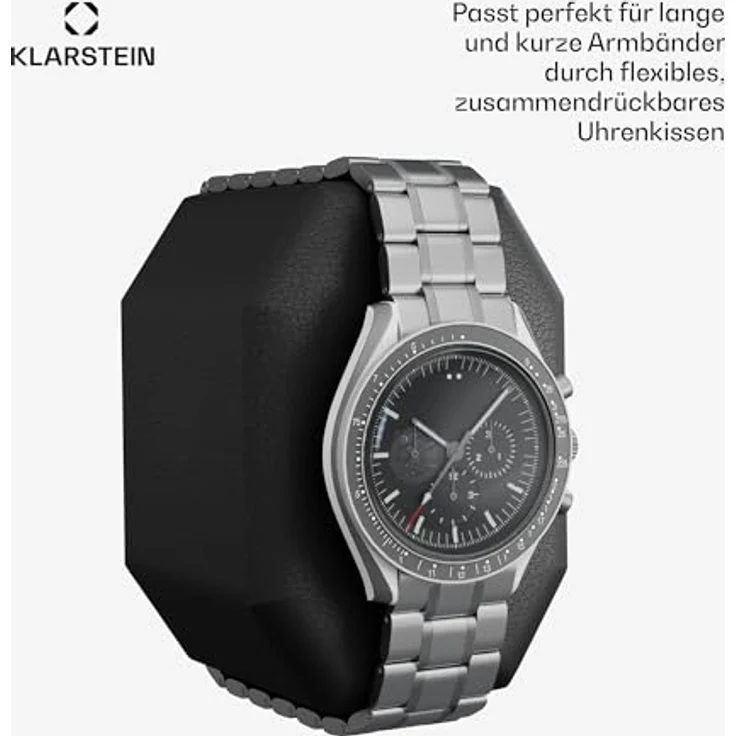 Klarstein Uhrenbeweger Brienz, Vintage für 6 Uhren, 4 Rotationsmodi, Holz-Optik, USB-betrieben – Bild 3