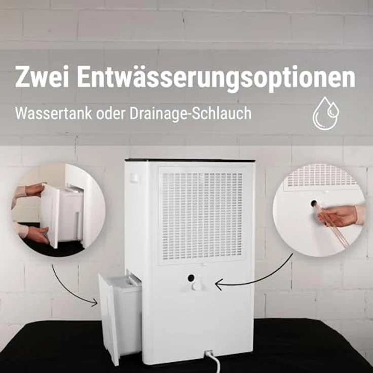 Stadler Form Lukas Pro, 2-in-1 Luftentfeuchter und Luftreiniger, 50 L/24 h, für Räume bis 175 m², HEPA-Filter, WiFi, leise, elektrisch, weiss – Bild 5