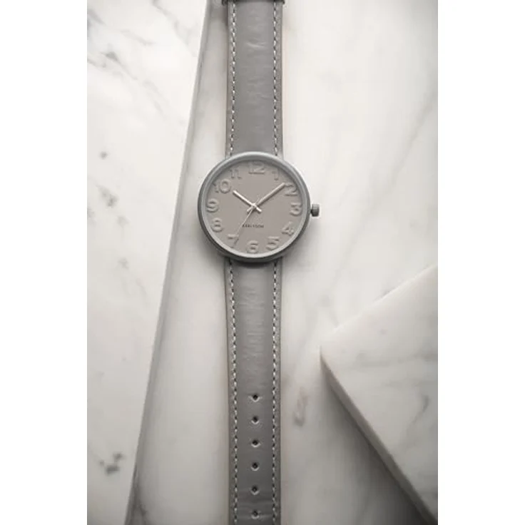 Karlsson Watch KA5905GY, Damen Armbanduhr mit Faltriemenverschluss, grau – Bild 5