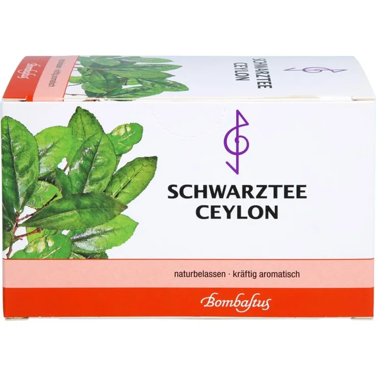 Bombastus-Werke AG SCHWARZTEE Ceylon Mischung Filterbeutel, 36 g, aromatischer Schwarztee in praktischen Teebeuteln