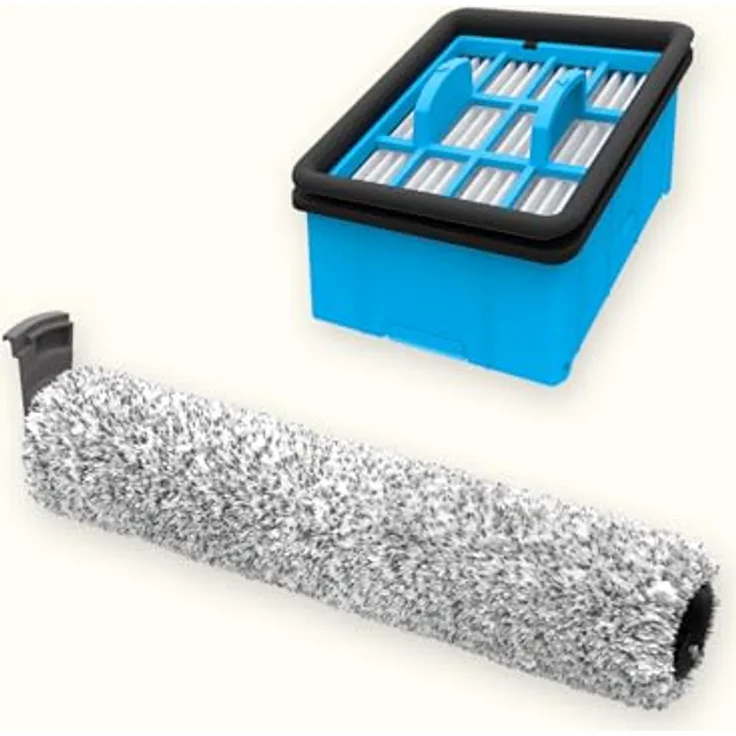 Bissell 4046F Multi-Surface Zubehörset, Inkl. Mehrflächen-Bürstenrolle & Filter, für CrossWave OmniForce & OmniFind 3912N, 4006, 4007, 4008, Kunststoff