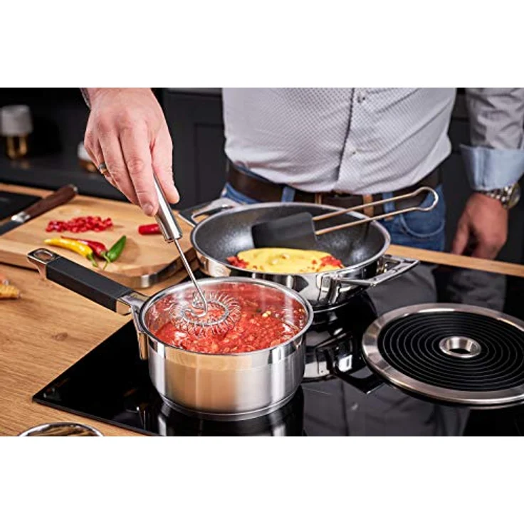 Rösle Spiralbesen, hochwertiger Saucenbesen für alle Bereiche des Topfbodens, Edelstahl 18/10, spülmaschinengeeignet, 27 cm – Bild 4