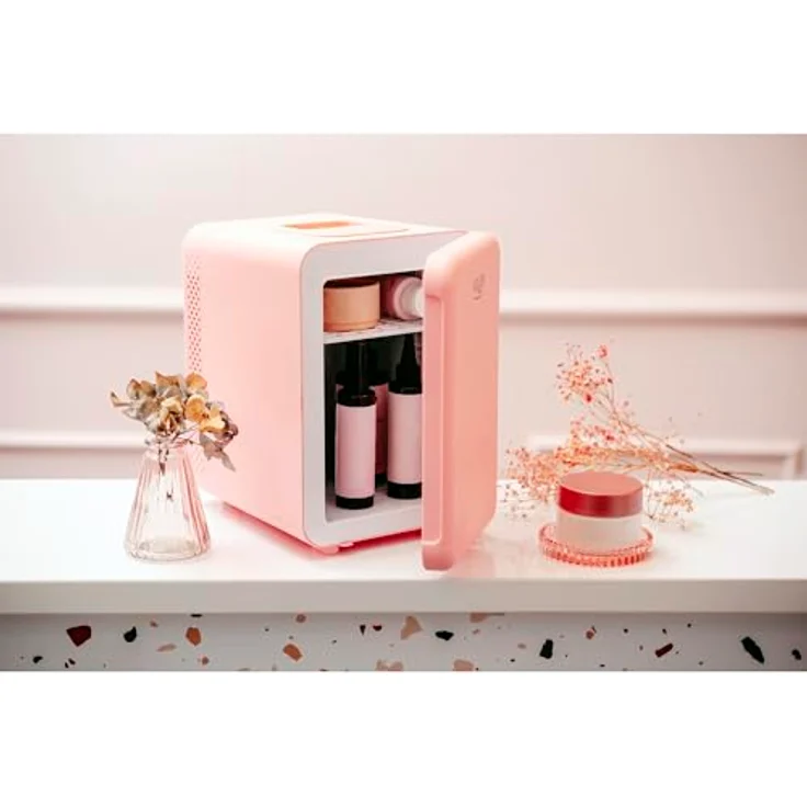 Adler Europe AD 8084 Mini-Kühlschrank 4L, tragbar mit Kühl- und Heizfunktion, Rosa – Bild 5