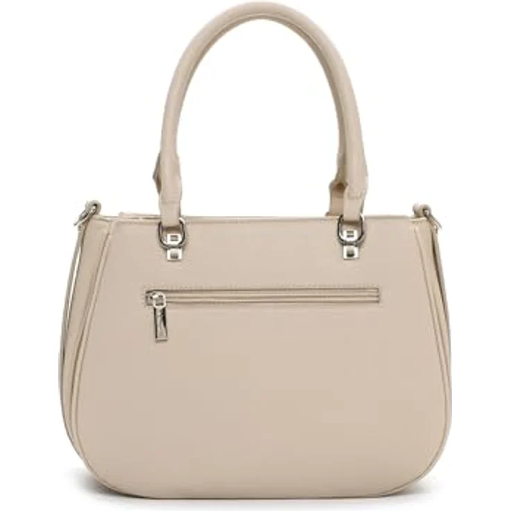 Tamaris TAS Katharina Handtasche 28 cm, Beige, 100% Polyurethan, Henkeltasche – Bild 3