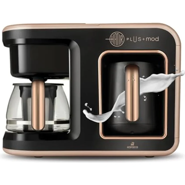 KARACA Hatır Plus Mod 5-in-1 Türkische Kaffeemaschine, 0,75L, bereitet 5 Tassen Kaffee, Edelstahlfilter, Aroma-Einstellung, leistungsstarke 1385 W – Bild 1