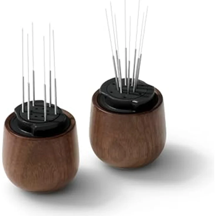 Sage The Distribution Duo 58, Selbstnivellierender Tamper aus Edelstahl und Walnussholz, kompatibel mit 58-mm-Sage-Filtern – Bild 5