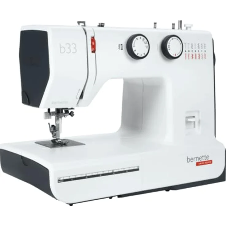 Bernette Nähmaschine Bernette b33, mechanisch, Swiss Design, inkl. 15 Stichen, weiß – Bild 3