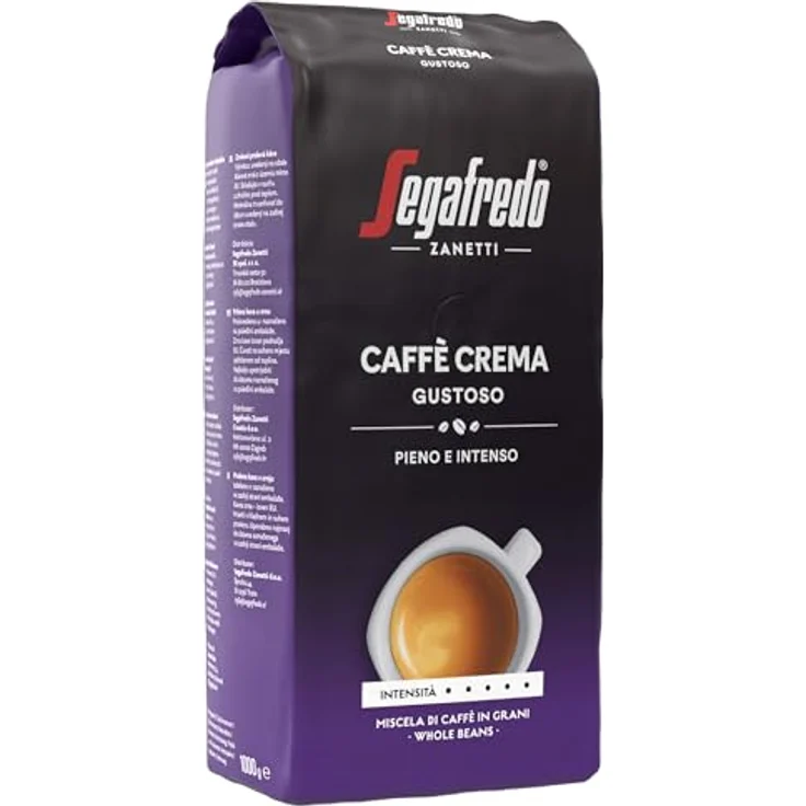 Segafredo Zanetti Caffé Crema Gustoso (1 x 1000 g), Kaffeebohnen – Bild 2