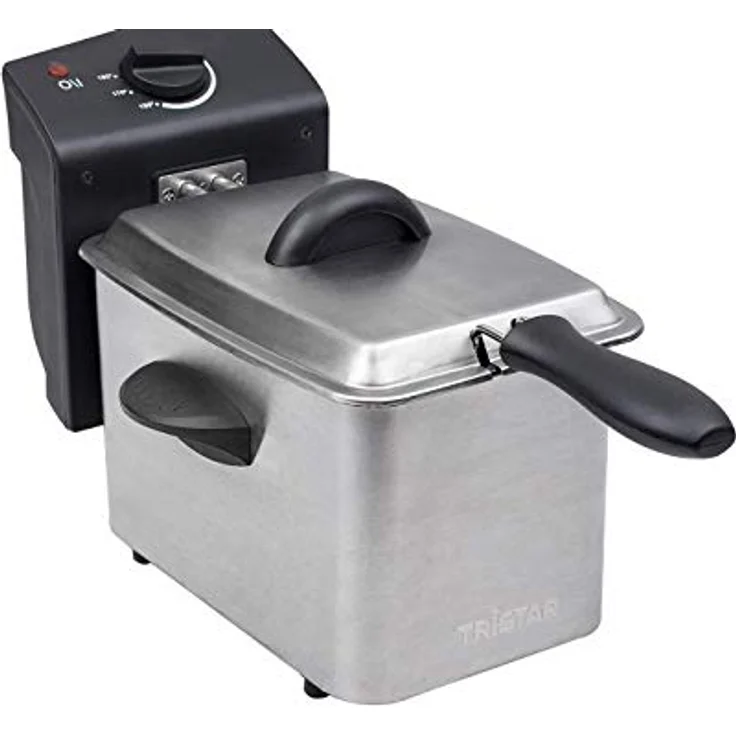 Tristar Edelstahl Fritteuse - mit 2 Liter Fassungsvermögen, Kaltzonefunktion und einstellbarem Thermostat bis 190°C, FR-6919 – Bild 3