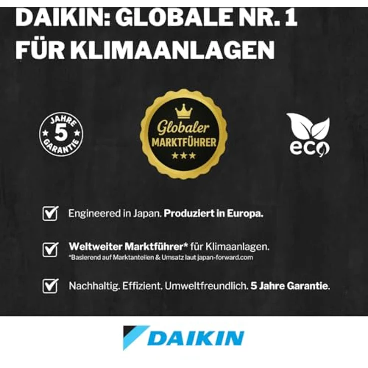 DAIKIN Perfera A FTXM35A+RXM35A Klimaanlage 3,5 kW – A+++ WiFi/App, Quick-Connect, leise, für 40 m² Räume – Bild 6