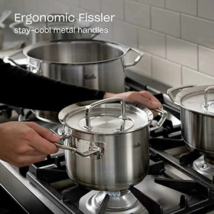 Fissler Original-Profi Collection / Edelstahl-Dämpfeinsatz (Ø 20 cm) Topf-Dampfeinsatz, Induktions-Dampfgarer gelocht - Induktion – Bild 4