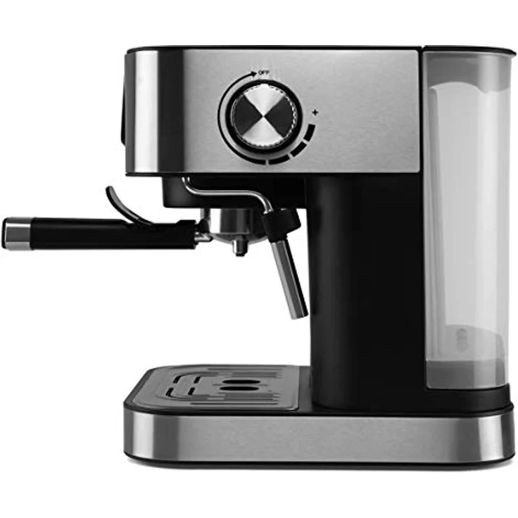 Orbegozo EX 6000, Espresso-Kaffeemaschine mit 20 Bar Pumpendruck, Edelstahl, für manuelle Zubereitung und Kaffeepads – Bild 3