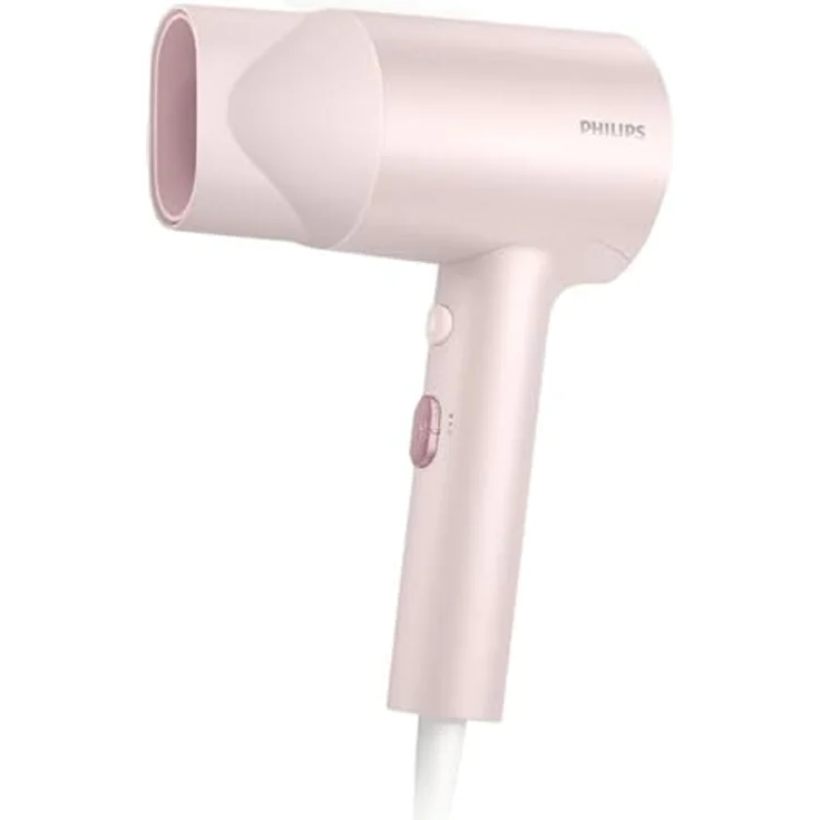 PHILIPS Hair Dryer Series 3000 BHD321/50, 1600 W, Ionic Care, Pink, 2 Speed/Heat Settings – Bild 1