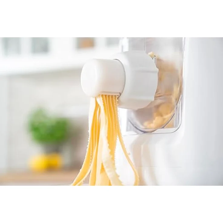 Unold Nudelmaschine Nora 68820, elektrische Pastamaschine mit 260 Watt, weiss, inklusive Rezeptbuch und spülmaschinenfestem Zubehör – Bild 4