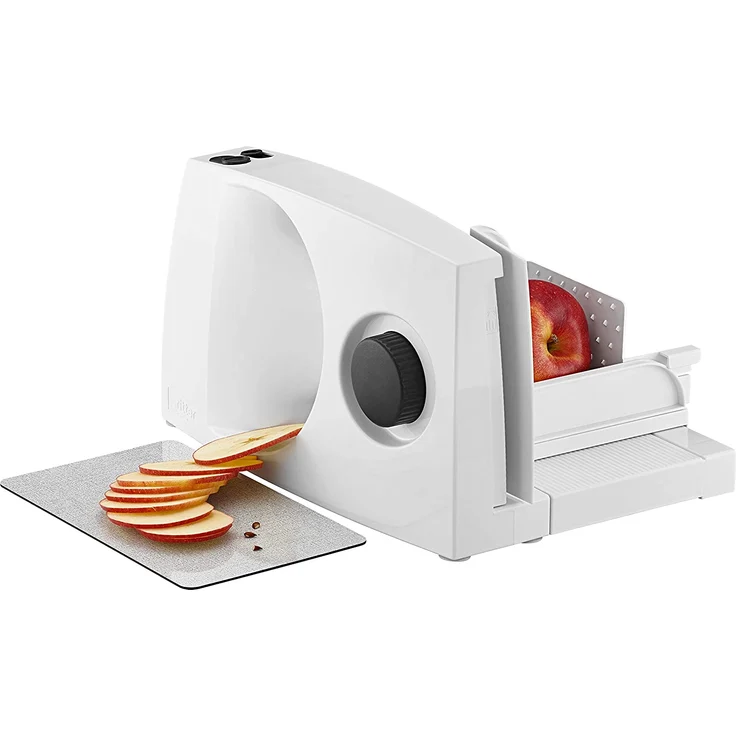 Ritter Allesschneider markant 05, elektrischer Allesschneider mit ECO-Motor, made in Germany, Kunststoff, weiß – Bild 4