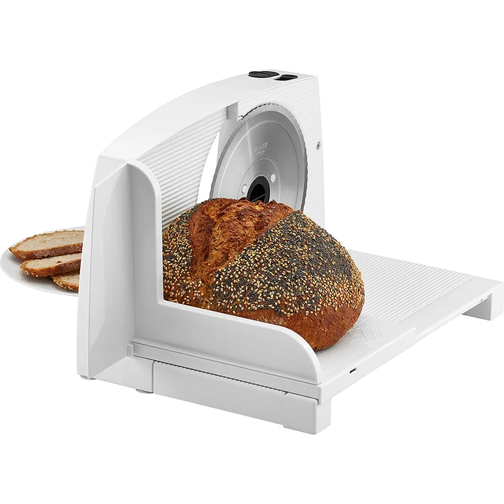 Ritter Allesschneider markant 05, elektrischer Allesschneider mit ECO-Motor, made in Germany, Kunststoff, weiß – Bild 6