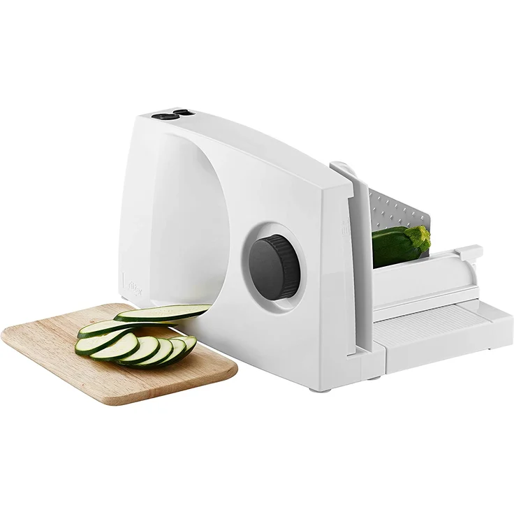 Ritter Allesschneider markant 05, elektrischer Allesschneider mit ECO-Motor, made in Germany, Kunststoff, weiß – Bild 5