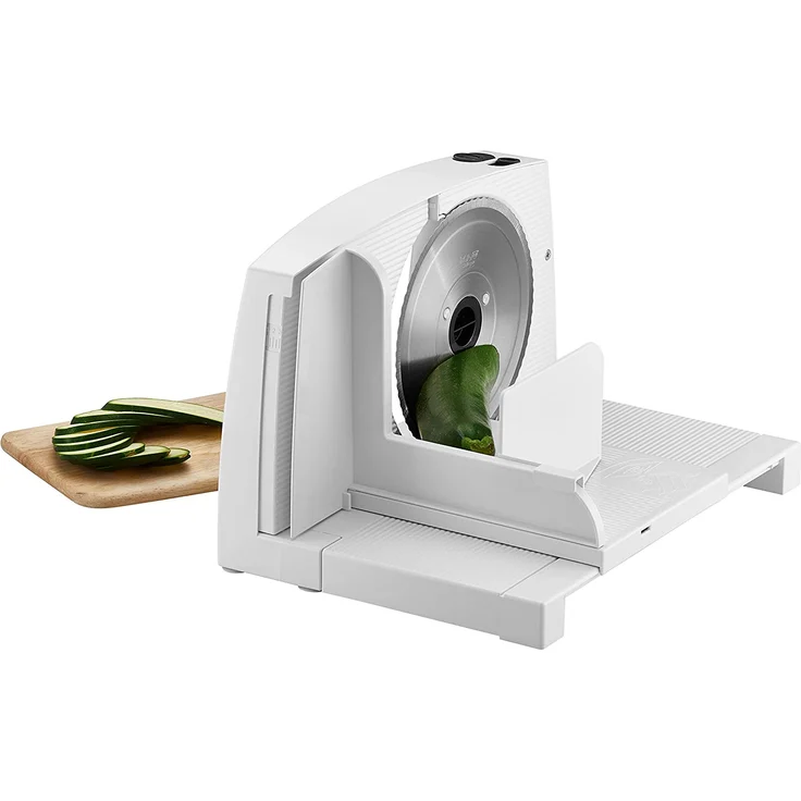 Ritter Allesschneider markant 05, elektrischer Allesschneider mit ECO-Motor, made in Germany, Kunststoff, weiß – Bild 7