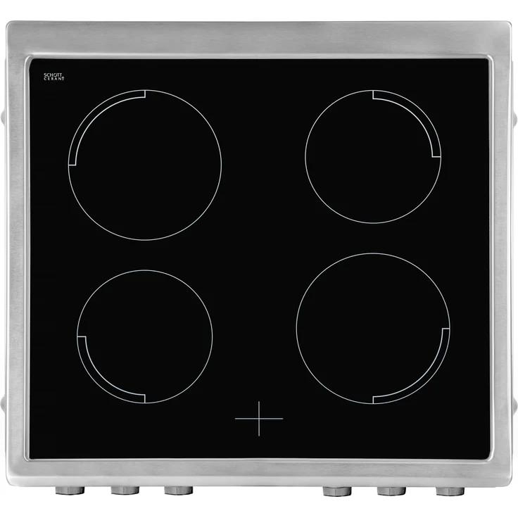 Exquisit EHI 60-3I, Herd, A, Standgerät, Betriebsart Ofen elektrisch, Anzahl Kochstellen 4, Volumen 65 l, Breite 64,5 cm, edelstahl – Bild 4