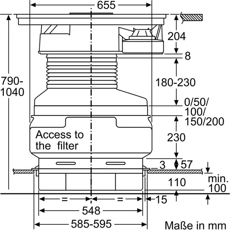 Bosch PKM845F11E , Kochfeld mit Dunstabzug, Einbaugerät, Betriebsart elektrisch, 4 Kochstellen, Autark, Abluft und Umluft, Breite 80 cm, Material Glaskeramik, mit Rahmen aufliegend, schwarz – Bild 6