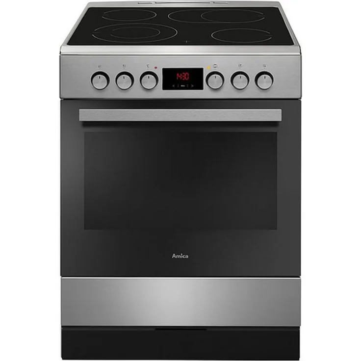 Amica cm, Herd, A, Standgerät, Betriebsart Ofen elektrisch, Betriebsart Kochfeld elektrisch, Volumen 65 l, Breite 62,5 cm