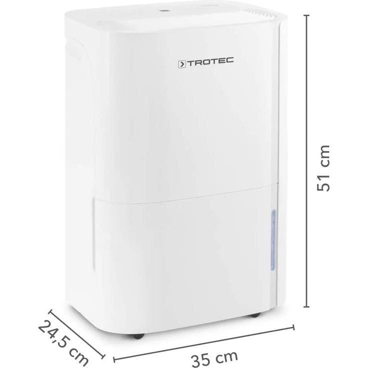 TROTEC TTK 54 E Luftentfeuchter (max. 16 l-Tag), geeignet für Räume bis 78 m³ - 31 m², Luftentfeuchter – Bild 2