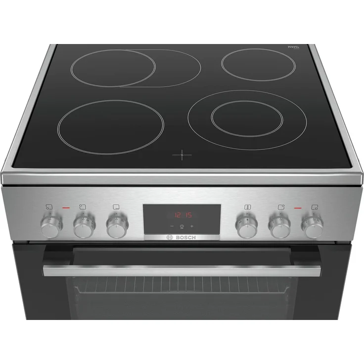 Bosch HKR39C250, Herd, A, Einbaugerät, Betriebsart Ofen elektrisch, Anzahl Kochfelder 4, Volumen 66 l, Ober-Unterhitze + Umluft, edelstahl – Bild 5