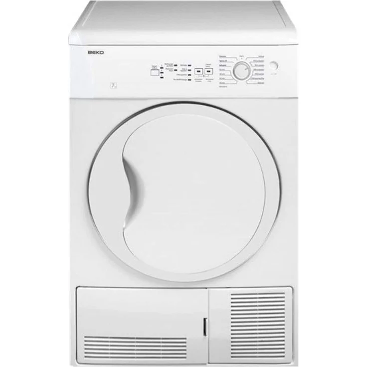 Beko DC 7130 N, Kondenstrockner, B, Fassungsvermögen 7 kg, Einbaugerät, Breite 59,5 cm, Kindersicherung, Programmablaufanzeige – Bild 9