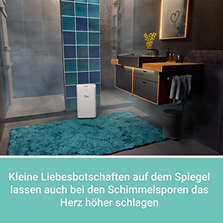 SUNTEC DryFix 12 EQ Luftentfeuchter für Räume bis 34 m2 bzw. 80 m3 Raumentfeuchter mit 12 l/Tag Entfeuchtung – Bild 4