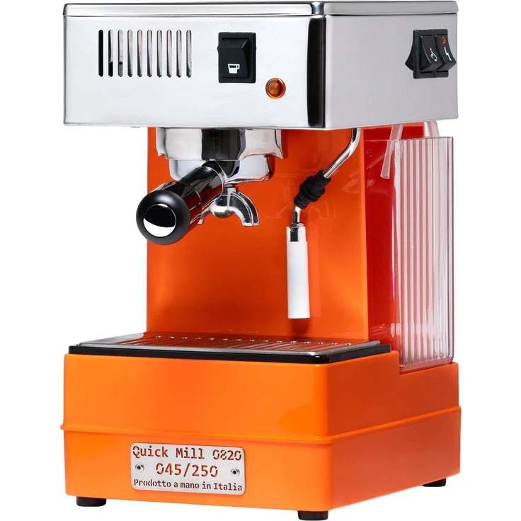 Quick Mill 0820 Stretta ARANCIO, limitierte Edition Siebträger Espressomaschine in Orange